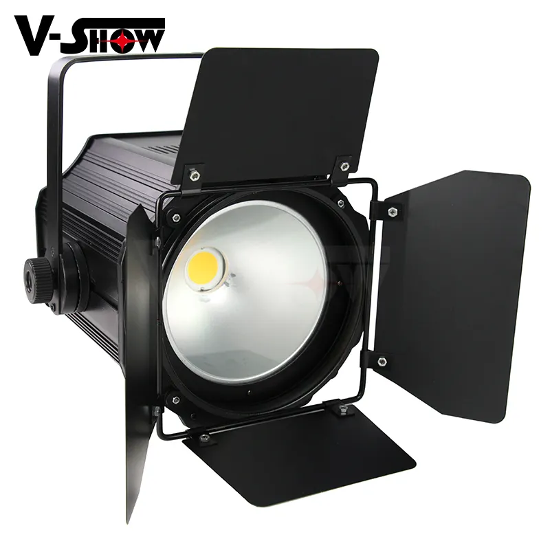 Iluminação led para estúdio de tv, 200w, cob, teatro, regulável, 200w, par de luz