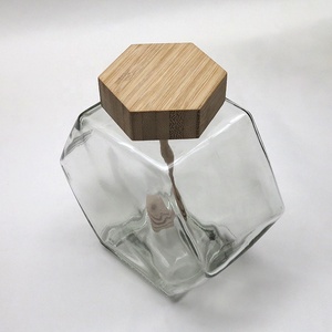 Tarro <span class=keywords><strong>de</strong></span> cristal para miel Hexagonal, Mini bote para miel - Product Image 5