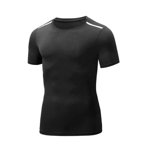 Camisetas deportivas con Logo personalizado para hombre, camisas 90% de poliéster y 10% de LICRA para gimnasio, elastán, atléticas, tiburones - Product Image 5
