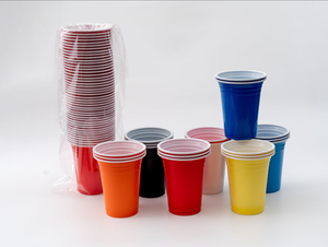 Tùy chỉnh 16oz đôi tường dùng một lần bia <span class=keywords><strong>Pong</strong></span> cup Set Logo cá nhân bên ngoài trời trò chơi cho Soda Cách sử dụng - Product Image 5