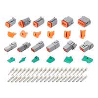 Conectores Automotrices Impermeables Serie DT de Jiefond, Macho DT04-2P/3P/4P/6P/8P/12P, Hembra DT06-2S/3S/4S/6S/8SA/12SA