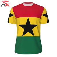 Vente en gros de t-shirts et maillots de sport personnalisés avec drapeau national des États-Unis, du Canada, du Mexique, d'Haïti, d'Érythrée et du Liban pour hommes et femmes