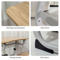Chaises d'étude ergonomiques modernes et réglables pour les étudiants, sièges individuels, mobilier scolaire en bois de chêne, utilisation en chambre à coucher