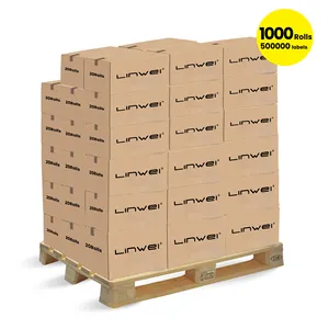 标签制造商批发斑马300300 1000卷包装多用途热标签贴纸3 "x 3" 76 x 76毫米