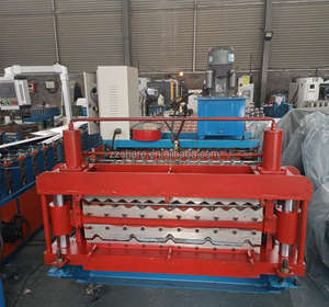 하이 퀄리티 콘크리트 지붕 타일 만들기 기계 코팅 수동 유약 지붕 시트 만들기 롤 성형 기계 - Product Image 2