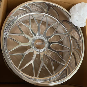ล้ออัลลอยด์อลูมิเนียม 6061-T6 ขนาด 22/24/26 นิ้ว ยอดนิยม สำหรับรถกระบะ SUV ปรับแต่งเพิ่มประสิทธิภาพ ขัดเงาอย่างดี ล้อแบบกำหนดเอง American Force - Product Image 3