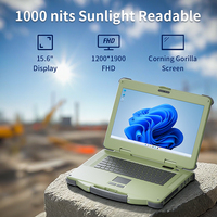 ODM OEM Notebook Robusto da 15,6 Pollici con Intel I5 I7 AMD GPS 4G 5G NFC IP65 Windows 11 Win 10 11, Computer Portatile Ultra Resistente