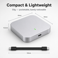 Boîtier SSD en aluminium pour disque dur M.2 SATA NVMe double protocole USB 3.1 Gen 2 10 Gbit/s, vente en gros d'usine ITGZ