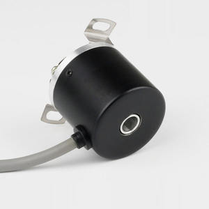 Black Sliver Outer Dia 38MM Hollow Through Shaft 8MM Tamañ<span class=keywords><strong>o</strong></span> 5000ppr DC5V Reemplazo NE *** ON <span class=keywords><strong>O</strong></span> *** N Codificador óptico rotatorio incremental - Product Image 2