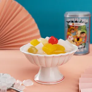 Leasunfood Melhor Qualidade Tin Can Açúcar Água Assorted Produtos Enlatados em luz Xarope de frutas pode Linjiapuzi