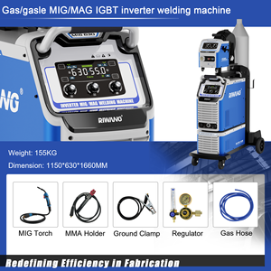 เครื่องเชื่อมริวัง อินดัสเทรียล 630 IGBT ฟังก์ชั่นฟลักซ์คอร์ พัลส์ มัลติโปรเซส 3 เฟส 380V รุ่นยอดนิยม - Product Image 4