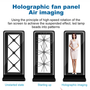 YHPZ65S YHP65S <strong>LED</strong> Holographic Fans 3D/7D Hologram Projector OEM Advertising <strong>Display</strong> with Adjustable Viewing Angle App Control - Product Image 5