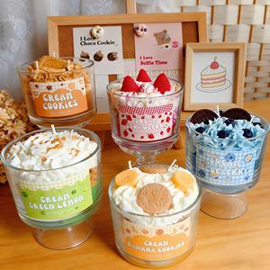 Wholesale Handmade Dessert Shaped Scented Soy Wax <b>Candle</b> Patisserie Novelty Home Decor Holiday Valentine's <b>Wedding</b> Party - Product Image 4