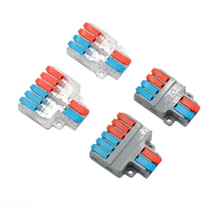 Quick-Connect Terminals Block universal connector Universal Fast Quick Wire Connector Terminal Wiring head butt terminal