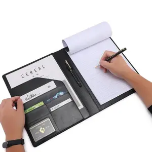 A4 Dây Kéo Padfolio Tùy Chỉnh Danh Mục Đầu Tư Thư Mục Chuyên Nghiệp Tổ Chức Kinh Doanh Hội Nghị Danh Mục Đầu Tư