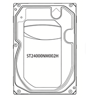 Nuovo Originale per EXOS X24 ST24000NM002H 24TB 7200RPM 3.5 Pollici SATA 512MB Disco Rigido Interno per Server SATA 3.0 Expansion