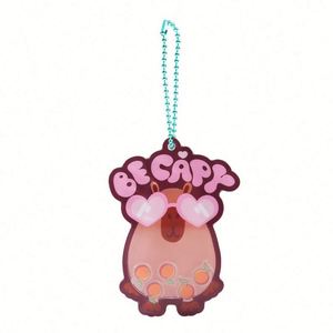 Customizable <b>Plastic</b> Keychain Rocker Big Mouth Pendant DIY Toy and Schoolbag Decoration for <b>Animation</b> Peripherals - Product Image 2