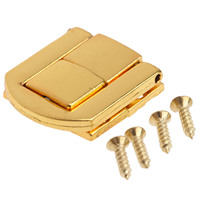Boîte de rangement Boîte à bijoux Serrure à loquet Fermoirs cadenas en fer antique Moraillon verrouillé Boîte cadeau à vin en bois Sac à main Boucle Hardware
