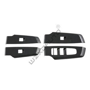 WZXD Carbon Fiber Style Decor Interior Kit <b>Cover</b> Trim Dash Board <b>Window</b> Switch AC Vent Gear <b>Cover</b> for 2023 - Product Image 5