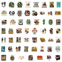 55PCS Stiker Lucu USA Comedy Bros Cheech and Chong