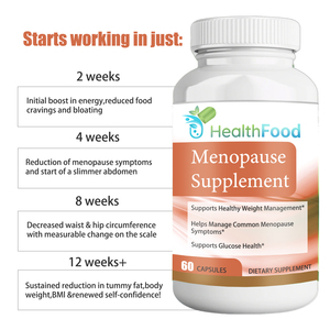 Cápsulas Herbales para la Menopausia, Fabricadas por un Fabricante de Suplementos, Equilibran las Hormonas, Alivian los Sintomas de la Menopausia, Diseñadas para Mujeres, Control de Peso - Product Image 3