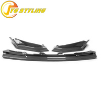 Lame avant en fibre de carbone sèche style V 3 pièces pour BMW M3 G80 G82 G83 M4, séparateur de pare-chocs en carbone, kits de carrosserie automobile