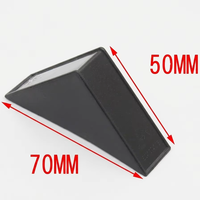 Protection d'angle en plastique PE moderne et durable pour double vitrage, installation par vis, insonorisante, à bord rainuré, vente en gros