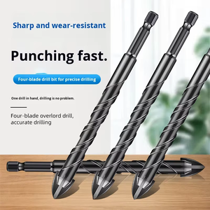 <span class=keywords><strong>Foret</strong></span> à carrelage en alliage dur, haute dureté, spécial verre, béton, <span class=keywords><strong>foret</strong></span> à quatre lames King Twist, 5-12 mm - Product Image 4