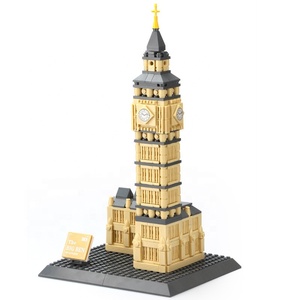Wange-<span class=keywords><strong>Mini</strong></span> bloques de construcción para niños, juego de bloques de construcción de la torre de la famosa estrella del mundo, juguetes para niños, 4211 - Product Image 1