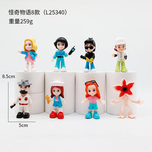 Nuove Statuette di <span class=keywords><strong>Stranger</strong></span> <span class=keywords><strong>Things</strong></span> da 3,5 Pollici, Modelli per Torte e Ornamenti da Scrivania in PVC, Confezione da 8 Tipi - Product Image 6