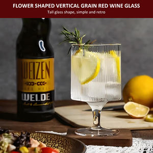 Set 6 creativi a forma di fiore 380ml di vetro resistente <span class=keywords><strong>al</strong></span> calore birra calici da caffè 6 Tazas de café de cristal resistentes <span class=keywords><strong>al</strong></span> calor - Product Image 2