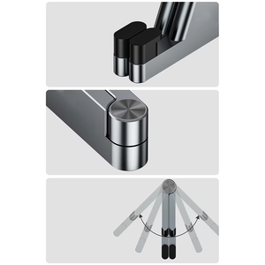 Hợp Kim Nhôm Có Thể Gập Lại Điện Thoại Đứng Máy Tính Để Bàn Điện Thoại Chủ Có Thể Điều Chỉnh Xách Tay Có Thể Gập Lại Máy Tính Bảng Đứng Điện Thoại Di Động Chủ Cho Bàn - Product Image 4