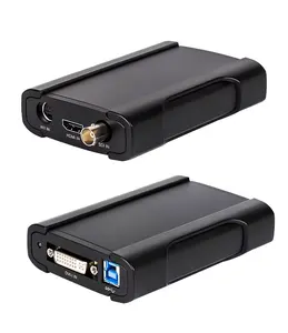 Tarjeta de captura de video AV usb3 externa de transmisión en vivo de video multicámara para computadora portátil con interfaces H DMI SDI