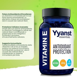 Vitamina E de Alta Calidad, Fácil de Consumir, Refuerza el Sistema Inmunológico, Resiste la Oxidación Celular y Retrasa el Envejecimiento Celular, Cápsulas Blandas - Product Image 4