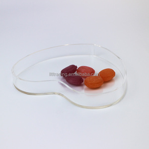 Nhỏ trong suốt bán buôn Acrylic trái tim các loại hạt khay, kẹo Cookie sô cô la khay, tùy chỉnh vòng, vuông, hình chữ nhật và khay trái tim - Product Image 5