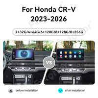 Foforfor Écran tactile 12,3 pouces pour Honda CR-V 2023-2026 Android14 Autoradio CarPlay sans fil Lecteur multimédia GPS Navigation