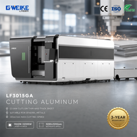 Mesin Pemotong Laser Fiber Tipe Tertutup Penuh Area 3000x1500 mm, Daya Tinggi 6kw, Presisi Tinggi untuk Plat Besi, CNC, Laser IPG Raycus