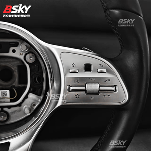 Lederen stuurwiel voor Mercedes-Benz C190 W117 W166 W177 S500 W205 W213 W216 W217 W218 W222 W253 W257 W463 GLE G63 C63AMG - Product Image 4