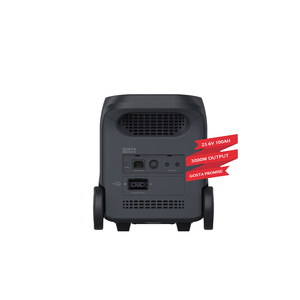 Générateur solaire portable GOSTA, station d'alimentation extérieure, alimentation 2,5 kWh 3000 W, batterie de secours d'urgence <span class=keywords><strong>rechargeable</strong></span>, LED UPS - Product Image 4