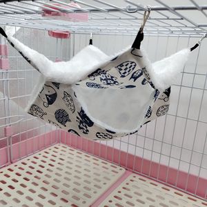 GMTPET OEM Nid écologique toutes saisons pour écureuils et lapins, sac de couchage en coton volant pour hamsters, double sac de couchage pour animaux de compagnie - Product Image 4