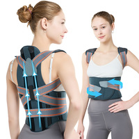 Correcteur de posture respirant Cyrus Universal Sports avec ceinture de soutien lombaire et dorsal