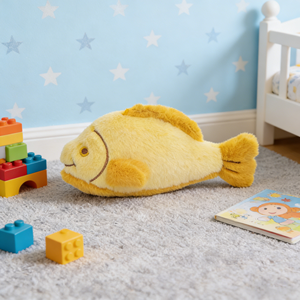 Directo de fábrica personalizado lindo pequeño pez amarillo juguete de peluche logotipo bordado regalos de animales de peluche para niños promocionales - Product Image 2