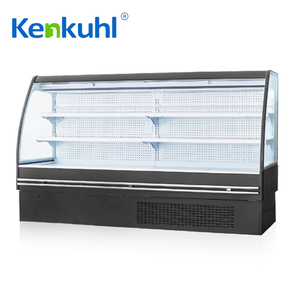 Kenkuhl Remote Semi Vertical Multi deck Display offene Getränke Obst Milch kuchen Lebensmittel Lebensmittel Vitrine Chiller Supermarkt - Product Image 6
