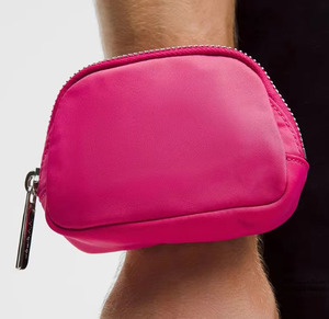 New Arrival Dual Pouch Wrist <b>Wallet</b> Cartoon Pattern Zipper Closure Portable Mini Coin Bank Card Storage Bag Short Key <b>Holder</b> - Product Image 1
