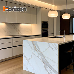 Lastre in Pietra Sinterizzata Lucida per Pareti e Pavimenti, Top <span class=keywords><strong>Cucina</strong></span> in Pietra Sinterizzata, Tavolino Quadrato in Pietra Sinterizzata - Product Image 3