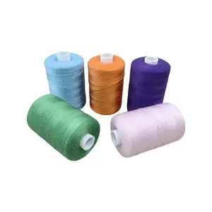 High Quality Various Colors 1000 Yards 402 Polyester Sewing Thread For Thread Machine And Hand Stitching