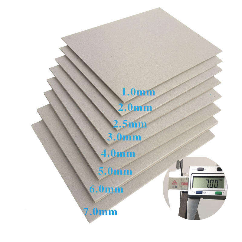Wholesale Recyclable Double-Sided Duplex Board 0.5mm-4mm Gray PE Coated Paperboard Environmentally Friendly Cardboard Material