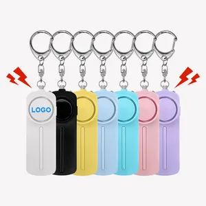 Portable 130Db Whistle Siren Self Defense Security SOS Alarm Keychain Travel Personal Safety Gadgets For Ladies