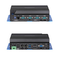 Nueva PC Industrial Integrada Sin Ventilador, Pentium 7505, 2xDDR4, 2*LAN, 4*COM, Triple Pantalla, 4G LTE, para Control de Automatización Industrial