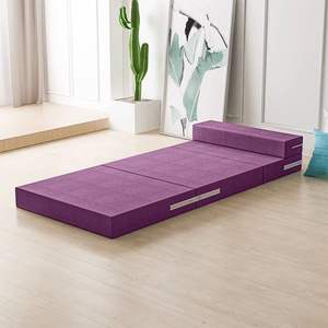 Matelas Trois-Pliants Moyen-Dur avec Appui-Tête, Comprend un Sac de Rangement, Convient pour une Utilisation en Chambre. - Product Image 3